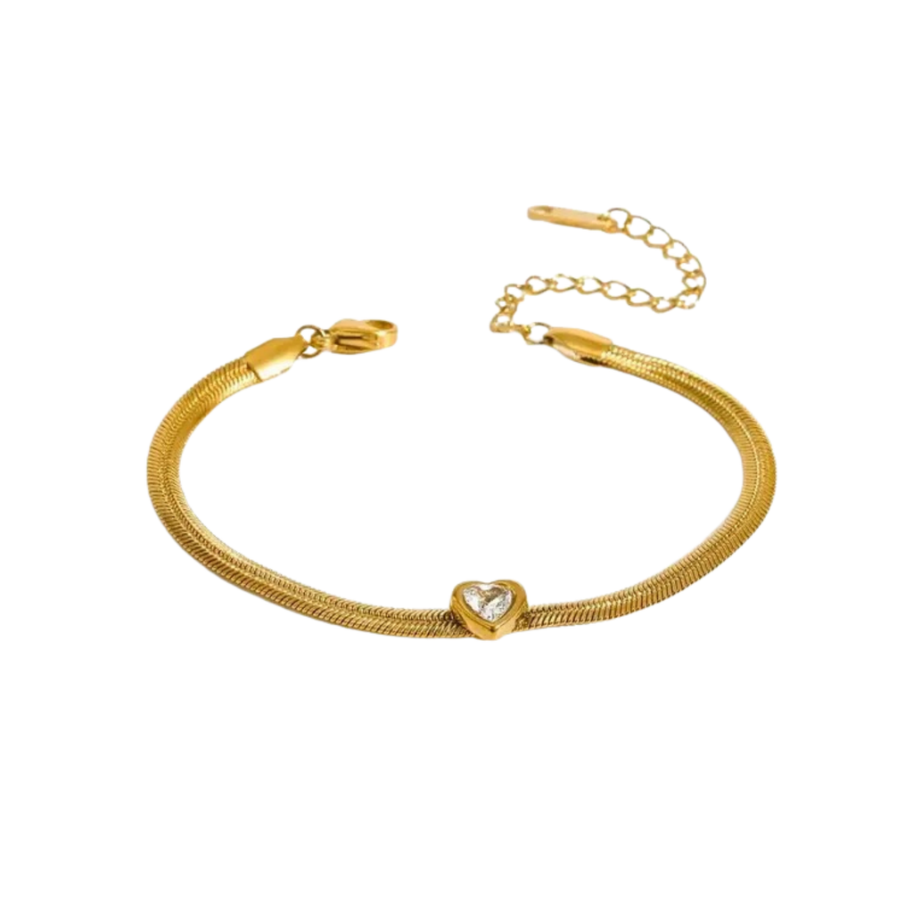 Brazalete Snake Heart