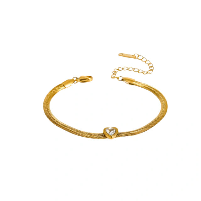 Brazalete Snake Heart