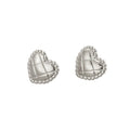 Aretes Heart Silver