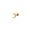 Ear Piercing Moon Diamond